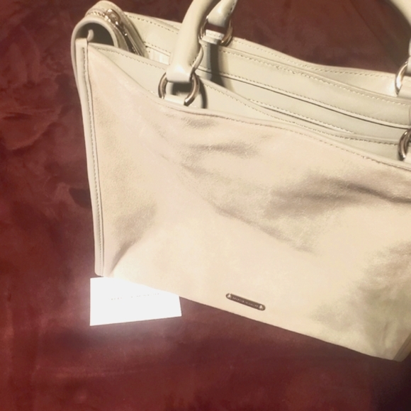 New ☆ Vintage. Rebecca Minkoff Lg. Bedford Satchel Brand New in Perla - Picture 2 of 9